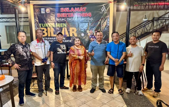 Tim Biliar SIWO PWI Jateng Matangkan Adaptasi Venue di Jakarta