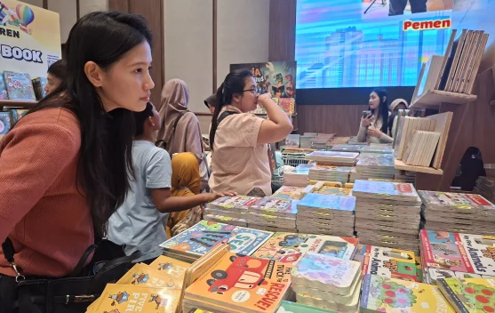Jadi Spot Wisata Literasi, Bazar Buku Big Bad Wolf di Semarang Diserbu Pengunjung