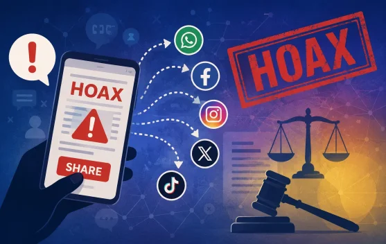 Bijak Bermedia Sosial, Kenali Risiko Hukum Penyebaran Hoaks