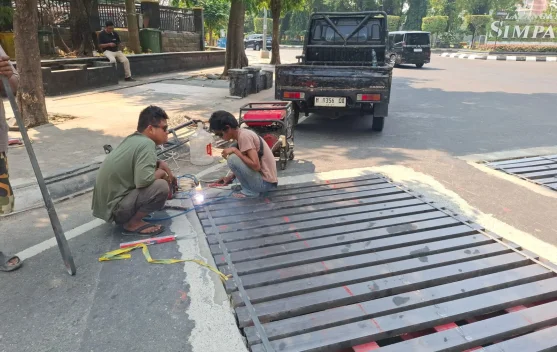Penanganan Grill Jalan Pahlawan, Grating Baru Tiba 20 Juli