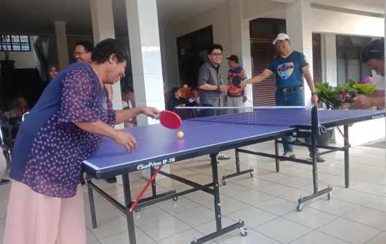 PTM Andalan 88 Bangkitkan Semangat Pejuang Kanker melalui Tenis Meja
