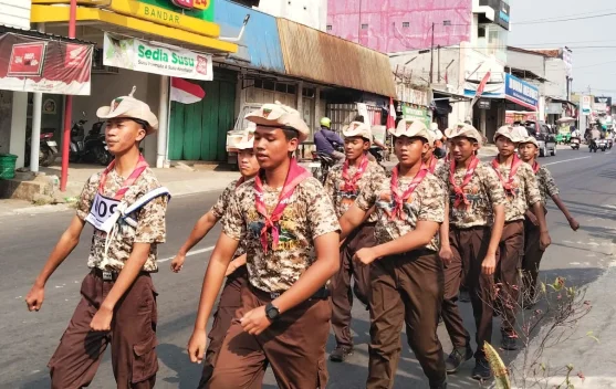 Langkah Patriotik dari Bandar, Pelajar Semarakkan HUT ke-81 RI