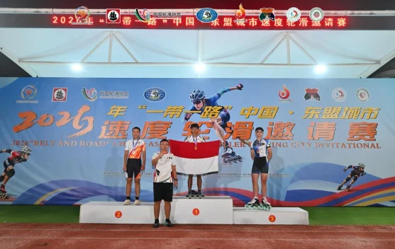 Kado HUT ke-81 RI, Kontingen Sepatu Roda Indonesia Ukir Prestasi Gemilang di Cina