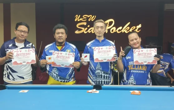 Nova Christiana Juarai Home Tournament Biliar SBS