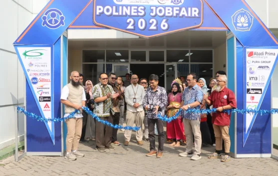 Direktur Polines Buka Job Fair 2026, 19 Perusahaan Hadirkan Peluang Kerja