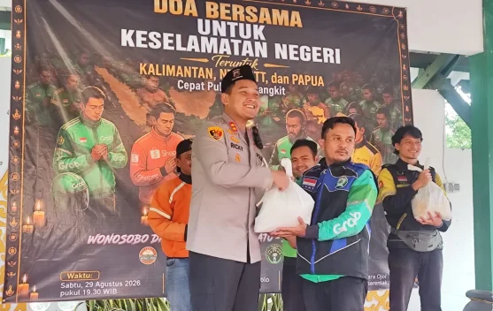 Kapolres Wonosobo dan Komunitas Ojol, Perkuat Solidaritas dan Kepedulian Sosial