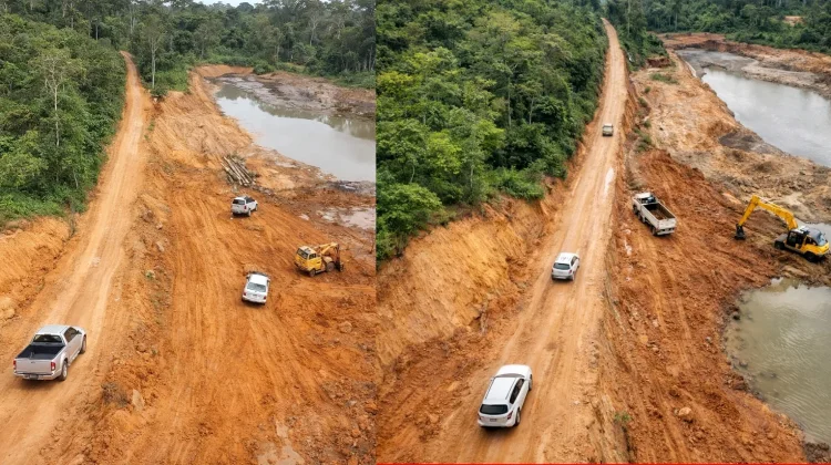 Jalan Kampung Marimun Hilang akibat Tambang, PUPR Kubar Terpaksa Survei Ulang