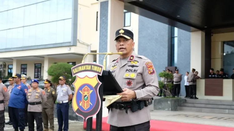 Wakapolda Kaltim Pimpin Apel Siaga Ramadan