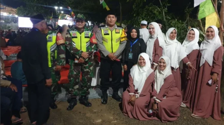 Bhabinkamtibmas Loa Janan Amankan Ibadah Ramadan Masyarakat Kukar