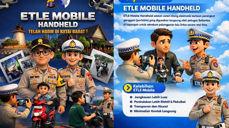 Polres Kubar Terapkan ETLE Mobile, Tilang Pelanggar Kini Lebih Mudah