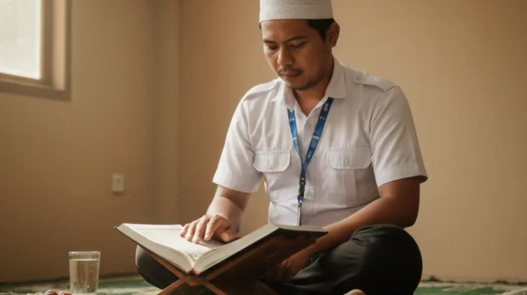 Hadapi Tantangan Puasa di Perantauan, Wisnu Perbanyak Ibadah
