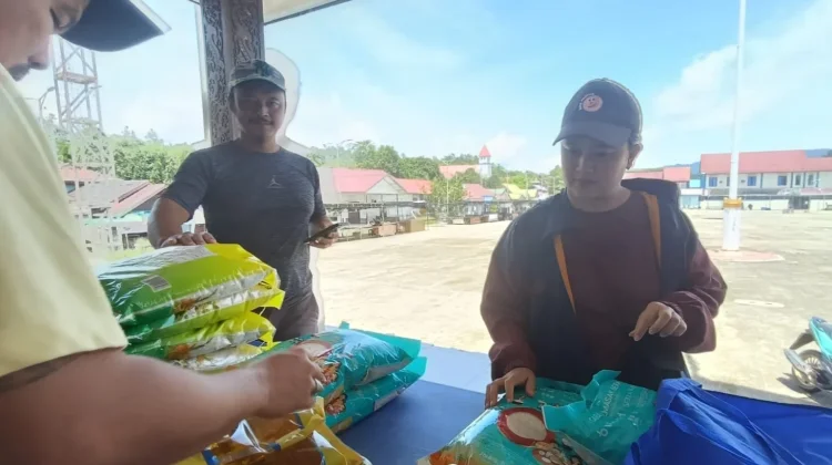 GPM di Mahulu Sediakan 3 Ton Beras dan Ratusan Liter Minyak Goreng