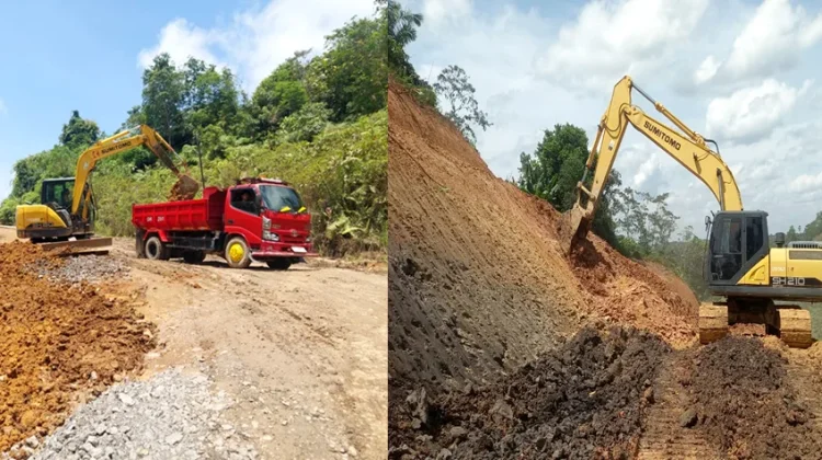 BBPJN Kaltim Mulai Tangani Medan Ekstrem Gunung Pancuran dan Odang Bentian Besar