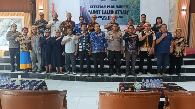 Jaga Nilai Luhur, Pemkab Mahulu Apresiasi Ritual Adat Panen Padi Ladang