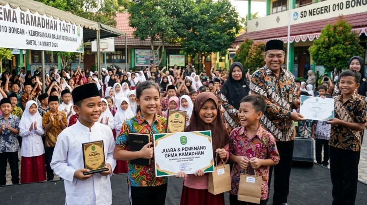 Gema Ramadan SDN 010 Bongan Libatkan Siswa Muslim dan Non-Muslim