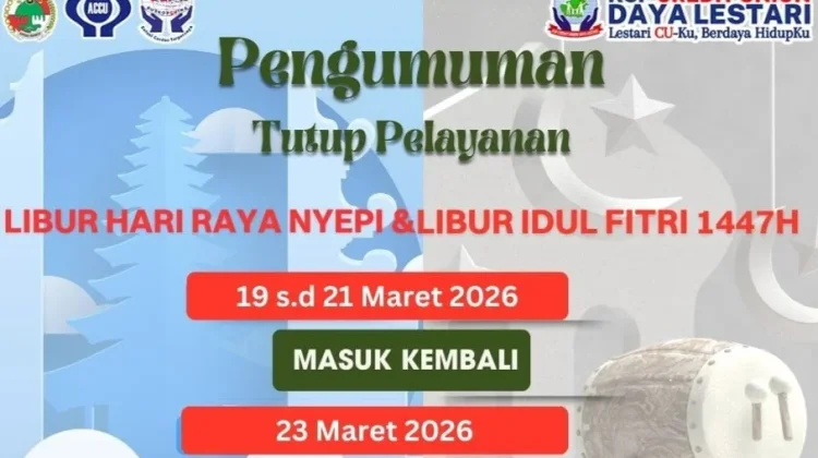 Libur Nyepi-Lebaran, CU Daya Lestari Arahkan Anggota Bayar lewat Aplikasi