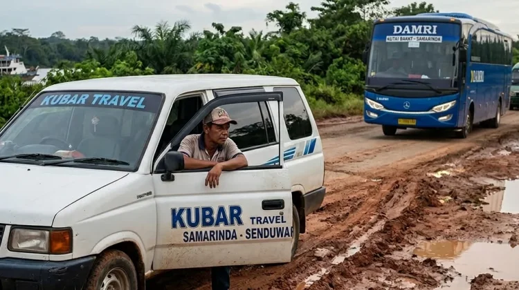 Damri dan Jalan Rusak Jadi Faktor Utama Sepinya Travel di Kubar