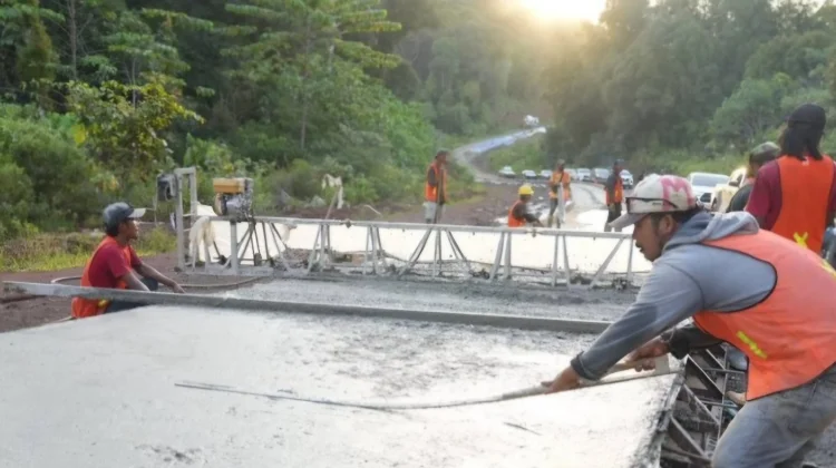 Progres Jalan Tering-Ujoh Bilang Dikebut, Target Rampung 2027