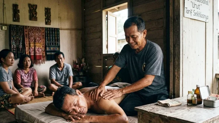 Tarif Fleksibel, Tukang Urut di Kutai Barat Layani hingga 10 Pasien per Hari