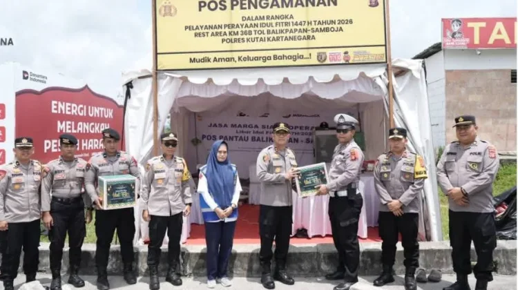 Kapolres Kukar Kunker Maraton di Wilayah Samboja