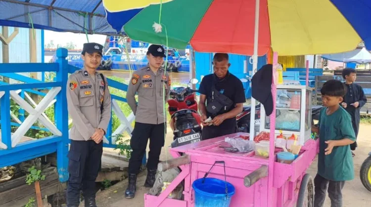 Personel Polsek Loa Kanan Siagakan Pos Pengamaman Arus Balik Lebaran