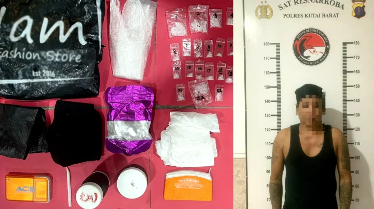Polres Kutai Barat Ungkap Peredaran Sabu di Melak Ulu, Satu Pengedar Diamankan