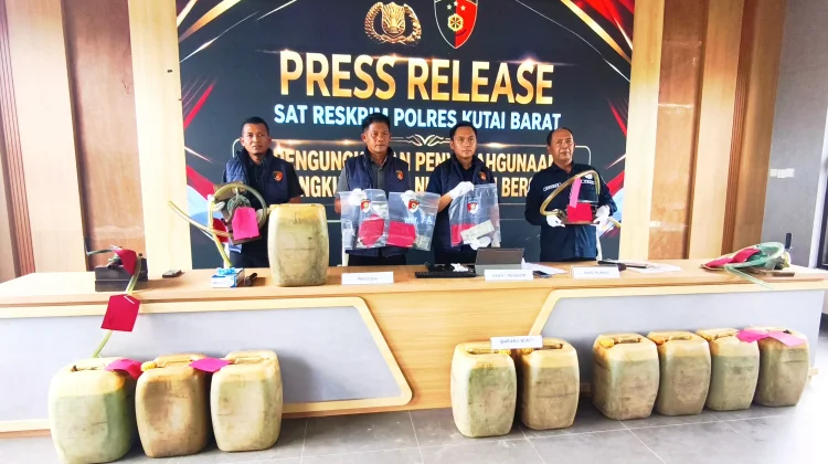 Polres Kubar Amankan Empat Pengetap BBM Ilegal