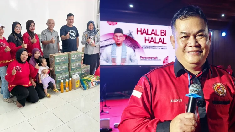 Panitia Halal Bihalal Kutai Barat Salurkan Sisa Bantuan untuk Puluhan Warga