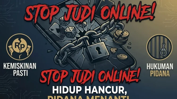 Judi Online Picu Tindakan Kriminalitas dan Kemiskinan