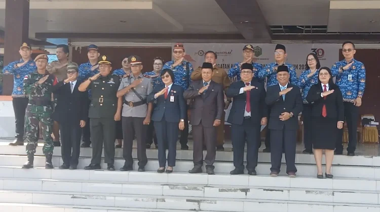 Mahulu Gelar Apel Hari Otonomi Daerah ke-30 dengan Khidmat