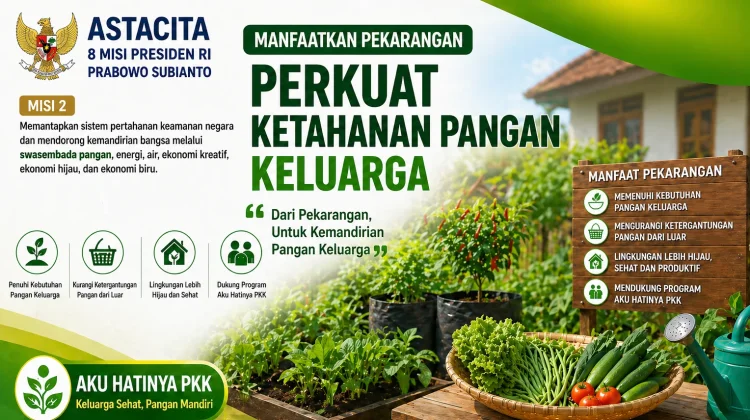 Warga Balok Asa Diajak Manfaatkan Pekarangan untuk Ketahanan Pangan Keluarga