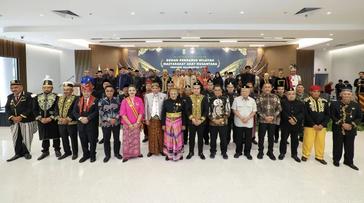Masyarakat Adat Nusantara se-Kaltim Gelar Pelantikan di IKN