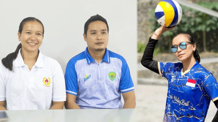 Mantan Atlet Timnas Putu Dini Siap Bangun Voli Pantai Kubar di Ajang Porprov Kaltim