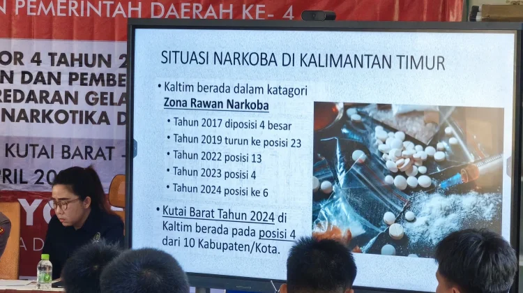 Kutai Barat Masuk Zona Rawan Narkoba, BNK Sebut Darurat Peredaran Sabu