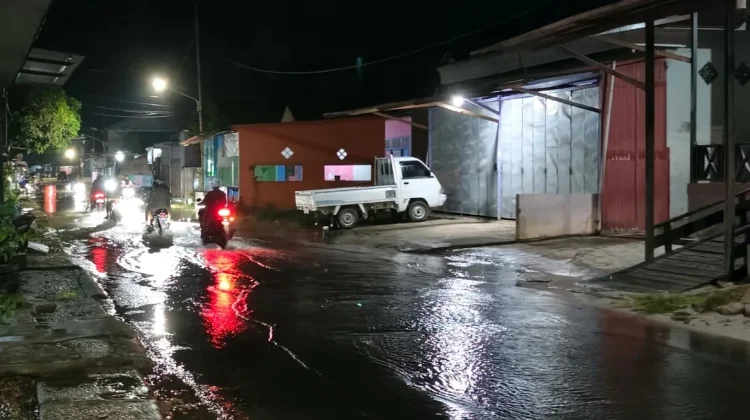 Banjir di Melak Mulai Surut, Warga Diimbau Tetap Waspada