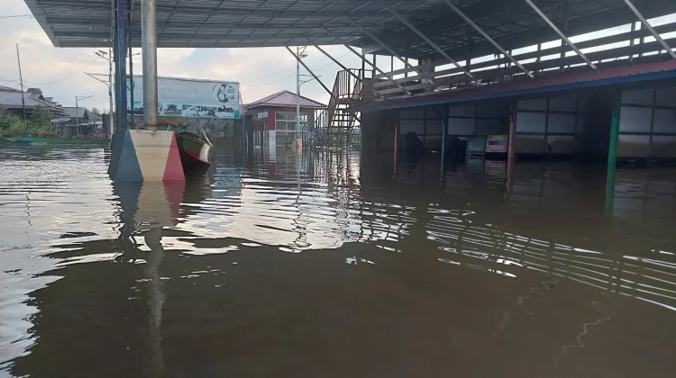 Banjir Muara Beloan Belum Surut, 114 Rumah Masih Terendam