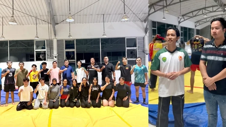 Dikunjungi Ketua KONI Kubar, Atlet Kickboxing Makin Termotivasi Kejar Prestasi