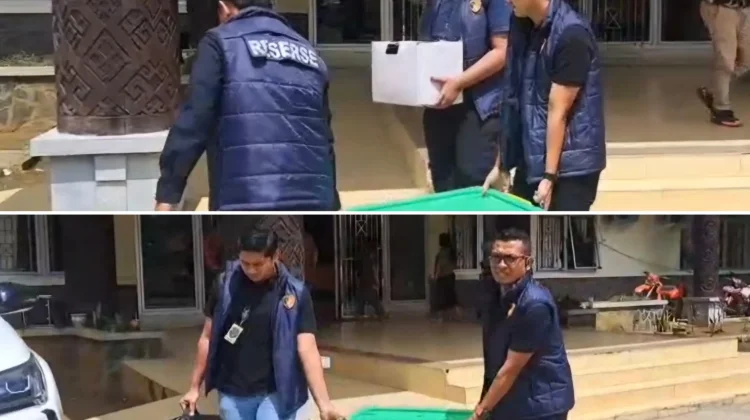 Polisi Geledah Kantor BPBD Kubar, Sita Dokumen Terkait Anggaran 2024