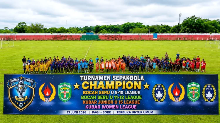 PSSI Kubar Gelar Empat Liga Sekaligus, Libatkan 45 SSB dengan 233 Pertandingan