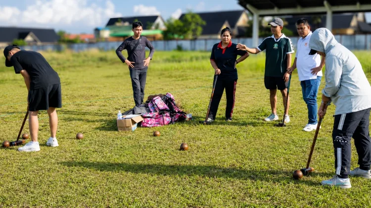 Bidik Emas, Woodball Kubar Terus Matangkan Persiapan menuju Porprov Paser