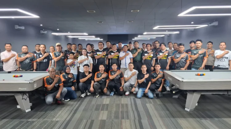 HUT Bhayangkara, Ratusan Peserta Ramaikan Turnamen Biliar Kapolres Cup Kubar