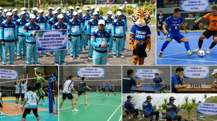 Saat 'Tukang Ledeng' Se-Kaltim Beradu Sportivitas di Ajang Porda Perpamsi Kubar