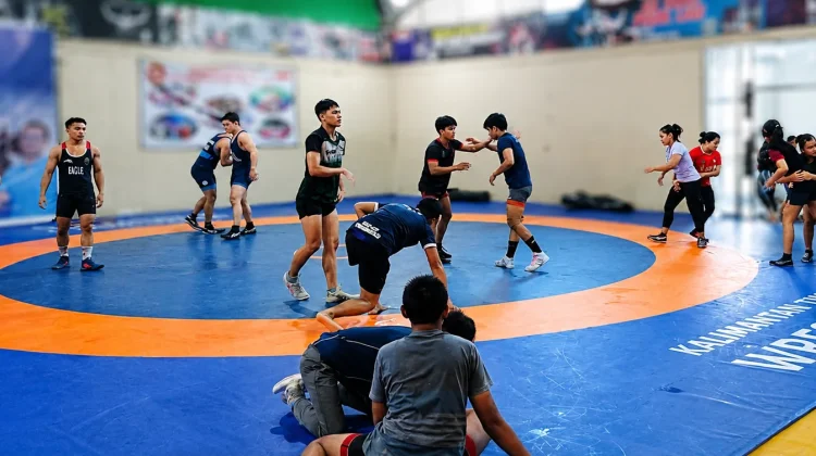 Latihan Gabungan Jadi Senjata Pegulat Kubar Tingkatkan Mental Bertanding