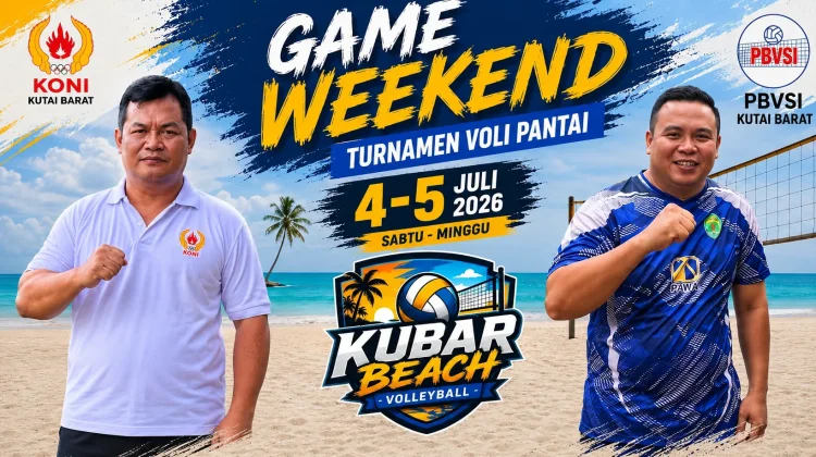 Semangat PBVSI Kubar Gelar Turnamen Voli Pasir Perdana meski Tak Memiliki Pantai