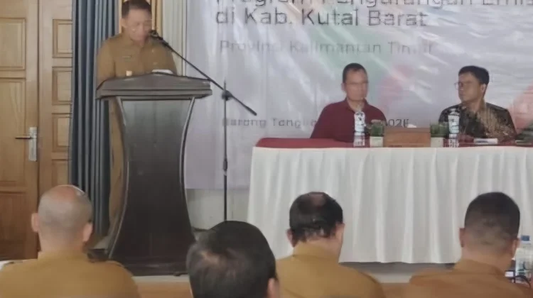 Wabup Kubar Dorong Kolaborasi Lintas Sektor Dukung Pengurangan Emisi