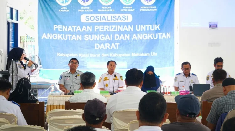 Dishub Kubar Dorong Pelaku Usaha Transportasi Tertib Perizinan
