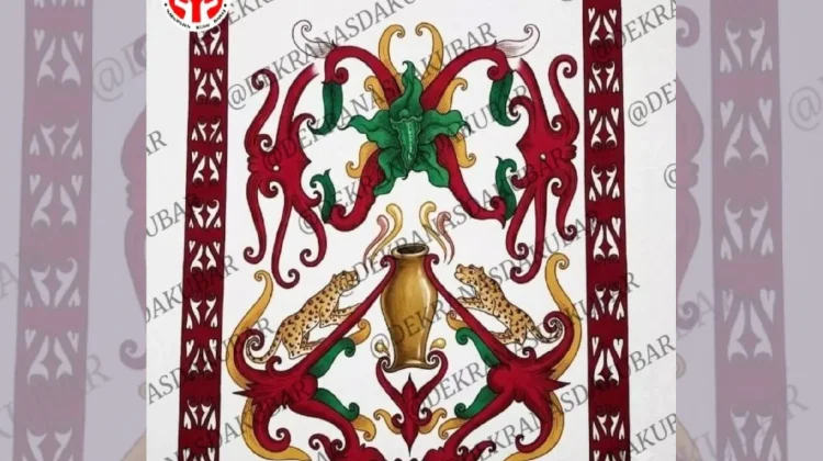 Desain Batik Itah Otur Raih Juara I Lomba Desain Batik Khas Kubar