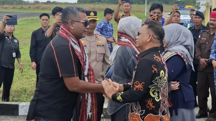 Kapolres Baru AKBP Haris Kurniawan Disambut Wabup dan Forkopimda Kubar