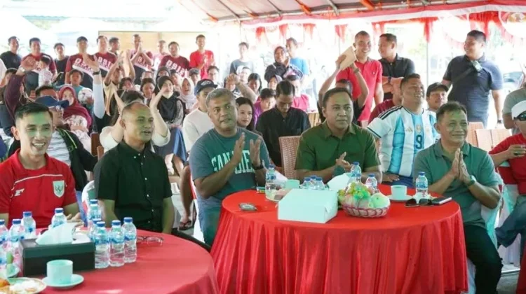 Nobar Piala Dunia Perkuat Sinergi Forkopimda, TNI, Polri dan Pemkab Kubar
