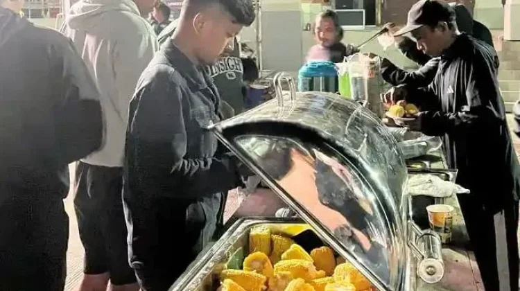 Ribuan Penonton Nobar di Mahulu Disuguhi Pangan Lokal Gratis